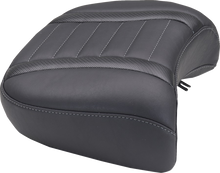 MUSTANG Deluxe Passenger Seat - Wide - Gunmetal Stitch - FLT/FLH '23-'25 88420GM