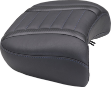 MUSTANG Deluxe Passenger Seat - Wide - Sky Blue Stitch - FLT/FLH '23-'25 88420SB