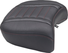 MUSTANG Deluxe Passenger Seat - Wide - Dark Cherry Stitch - FLT/FLH '23-'25 88420DC