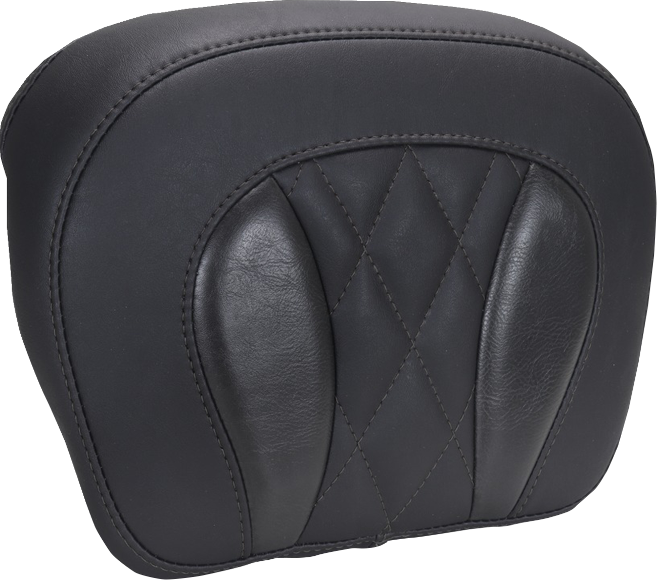 MUSTANG Chopped Tour-Pak® Pad - Black Stitching - FLH/FLT '23-'25 88440