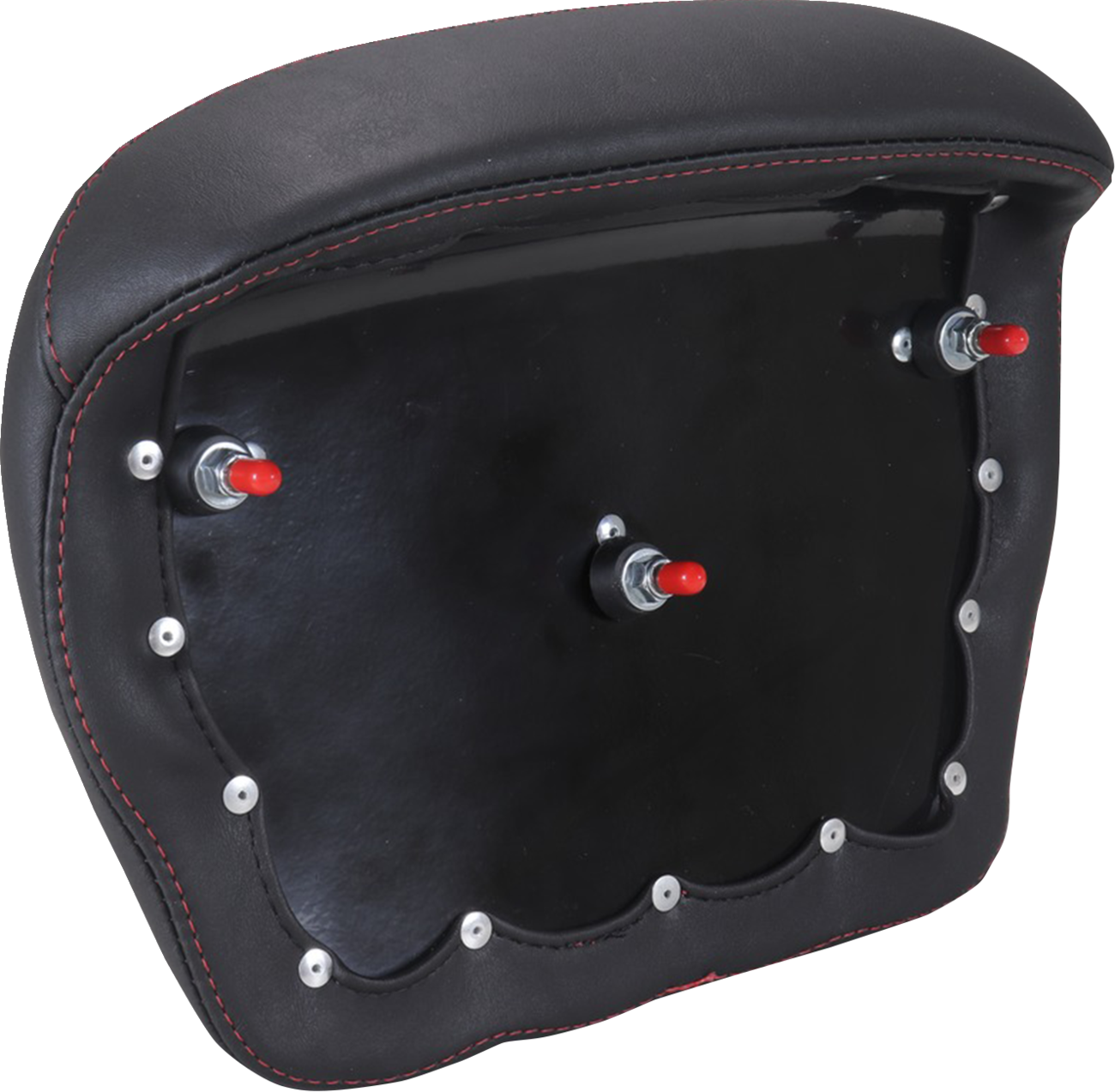 MUSTANG Chopped Tour-Pak® Pad - Dark Cherry Stitching - FLH/FLT '23-'25 88440DC