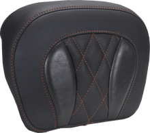 MUSTANG Chopped Tour-Pak® Pad - Mandarin Orange Stitching - FLH/FLT '23-'25 88440MO