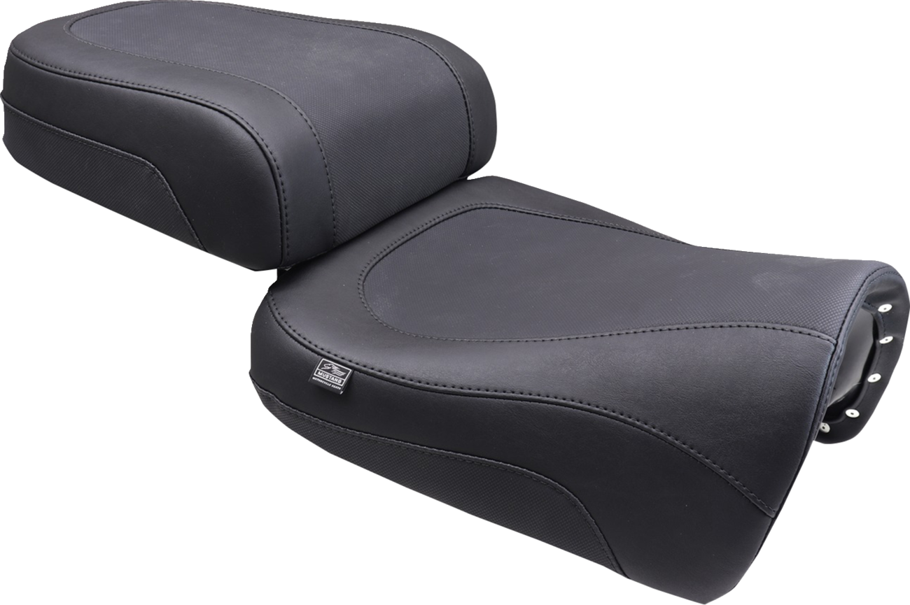MUSTANG Adventure Touring Seat - Vinyl - Black - Pan America '21-'25 84810