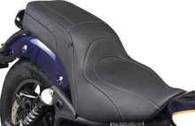 MUSTANG Squareback 2-Up Seat - Black w/ Steel Stitch - Royal Enfield '24-'25 88600ST