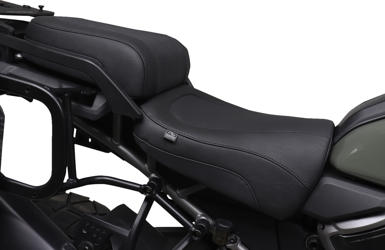 MUSTANG Adventure Touring Seat - Vinyl - Black - Pan America '21-'25 84810