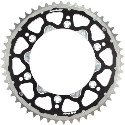 MOTO-MASTER Fusion Series Dual Ring Rear Sprocket - 48 Tooth - Black 620073248