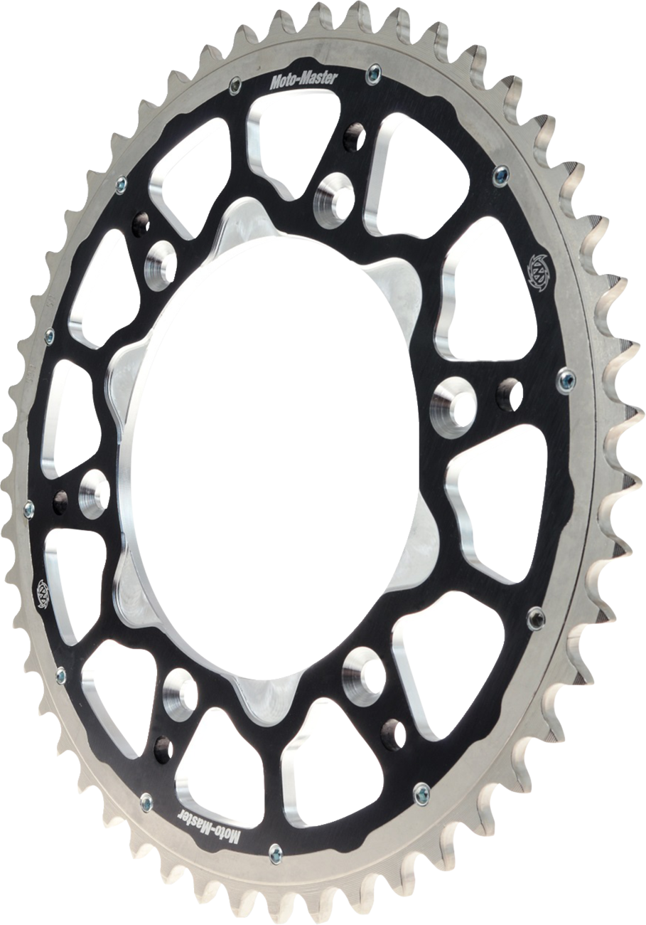 MOTO-MASTER Fusion Series Dual Ring Rear Sprocket - 48 Tooth - Black 620073248