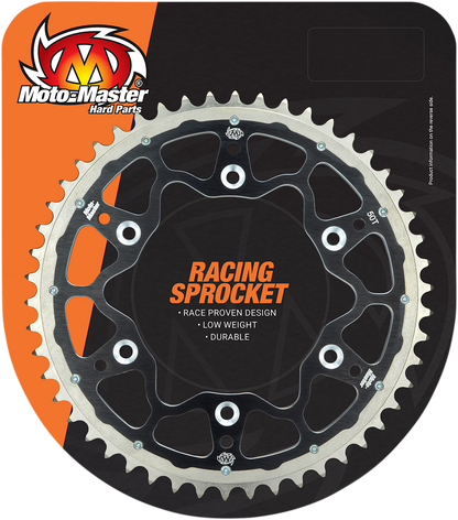 MOTO-MASTER Fusion Series Dual Ring Rear Sprocket - 50 Tooth - Black 620073250