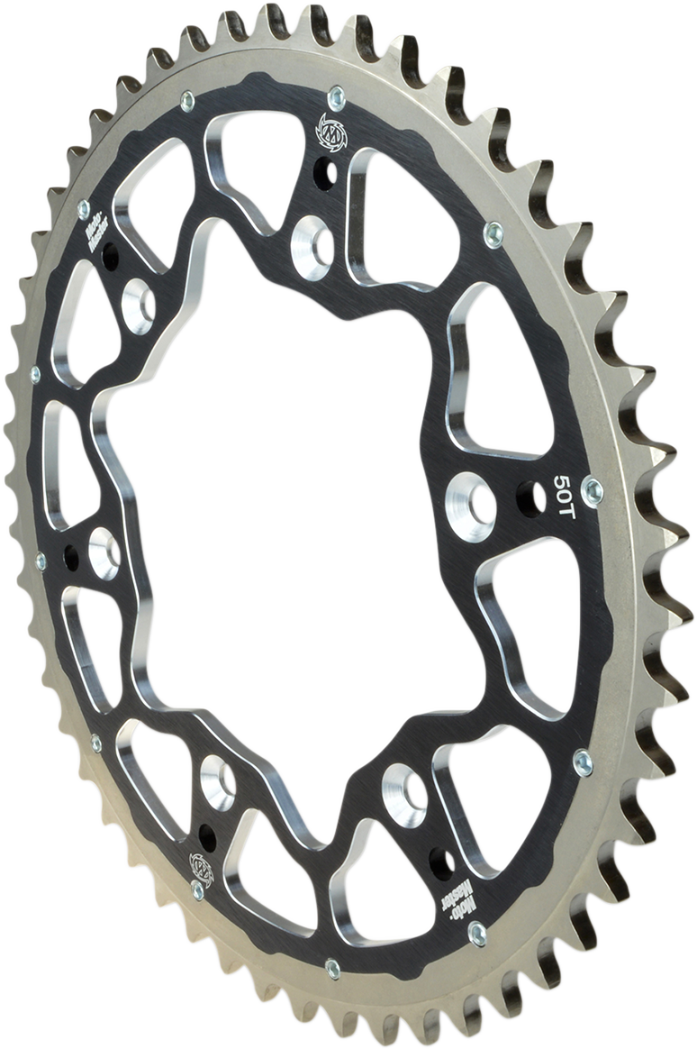 MOTO-MASTER Fusion Series Dual Ring Rear Sprocket - 50 Tooth - Black 620073250