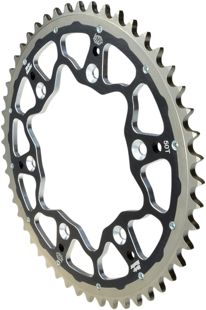 MOTO-MASTER Fusion Series Dual Ring Rear Sprocket - 50 Tooth - Black 620073250