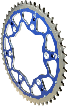 MOTO-MASTER Fusion Series Dual Ring Rear Sprocket - 50 Tooth - Blue 620073450