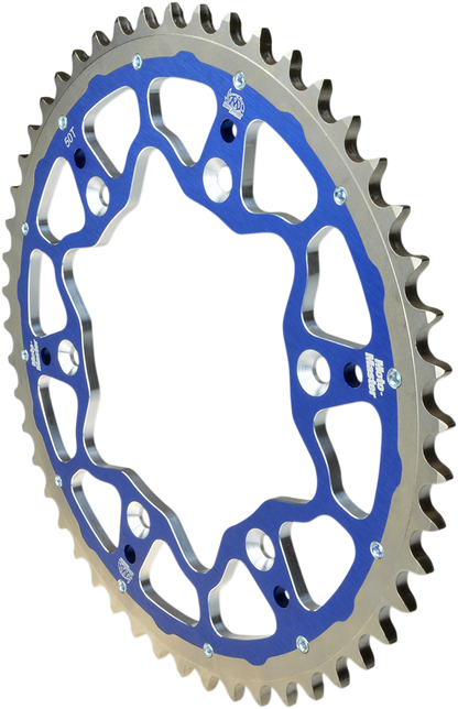 MOTO-MASTER Fusion Series Dual Ring Rear Sprocket - 50 Tooth - Blue 620073450