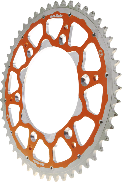 MOTO-MASTER Fusion Series Dual Ring Rear Sprocket - 48 Tooth - Orange 620073548
