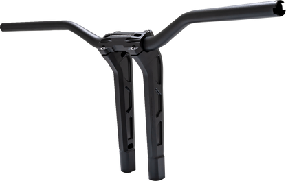 PERFORMANCE MACHINE (PM) Phatbar & Riser Kit - Internal Wiring - 11-1/2" - Black Ops 0208-2197M-SMB