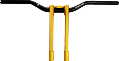 PERFORMANCE MACHINE (PM) Phatbar & Riser Kit - Internal Wiring - 11-1/2" - Gold Ops 0208-2197M-SMG