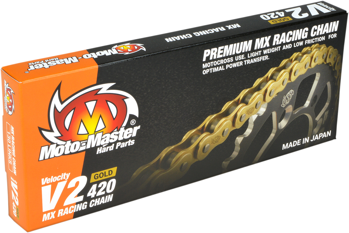 MOTO-MASTER V2 420 - Drive Chain - 130 Links - Gold 642001