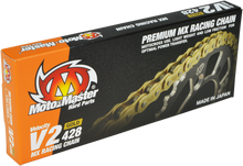 MOTO-MASTER V2 428 - Drive Chain - 130 Links - Gold 642801