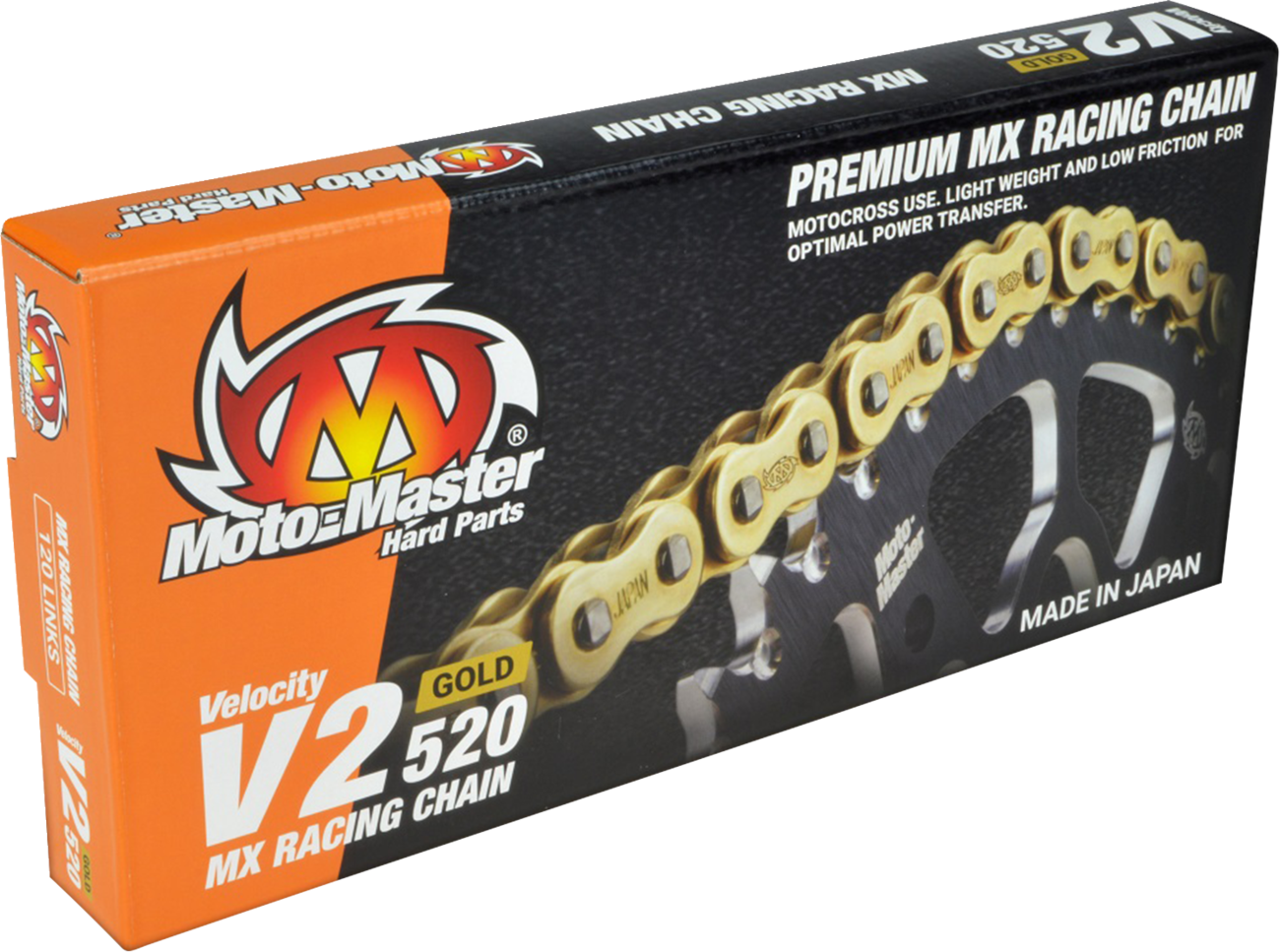 MOTO-MASTER V2 520 - Drive Chain - 120 Links - Gold 652001