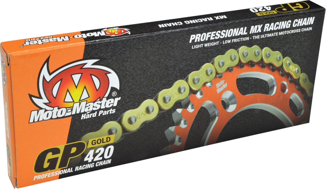 MOTO-MASTER GP 420 - Drive Chain - 134 Links - Gold 642002