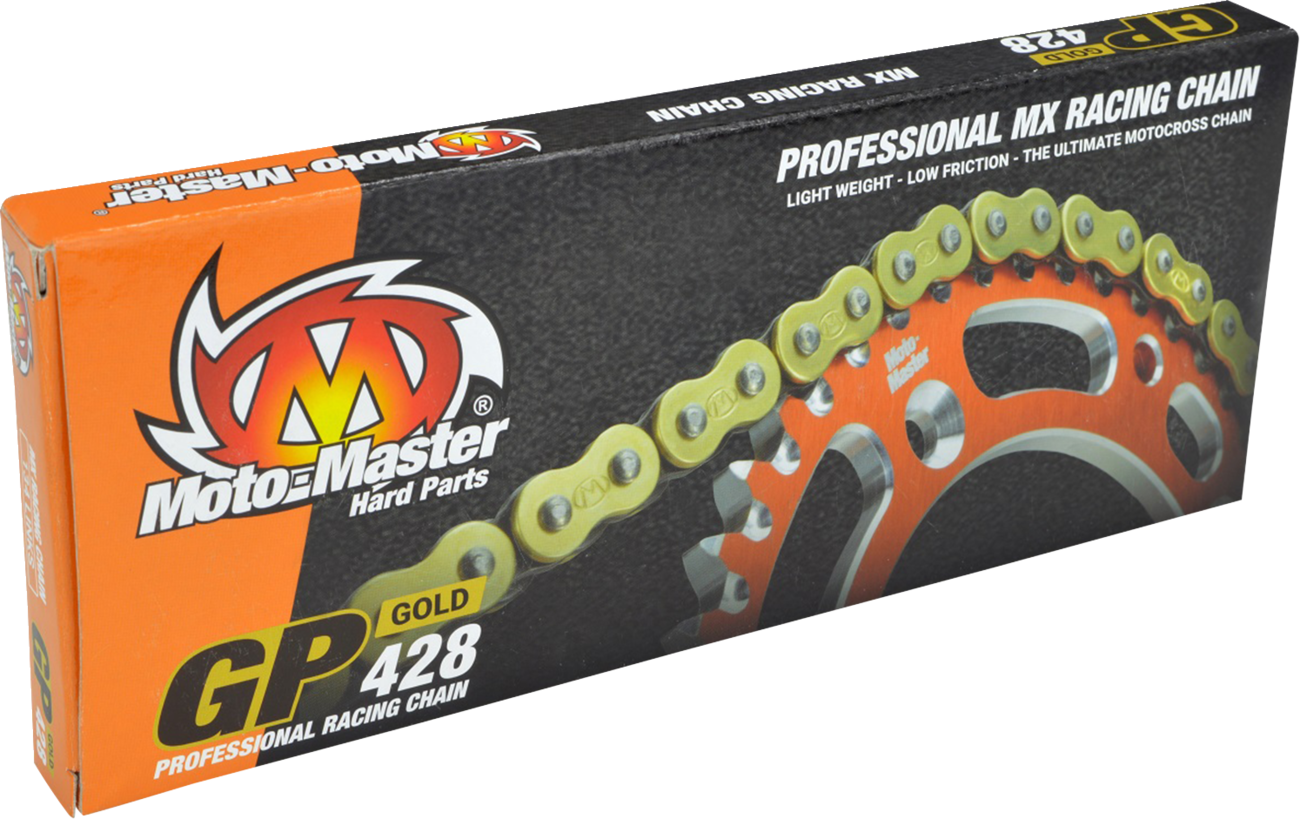 MOTO-MASTER GP 428 - Drive Chain - 134 Links - Gold 642802