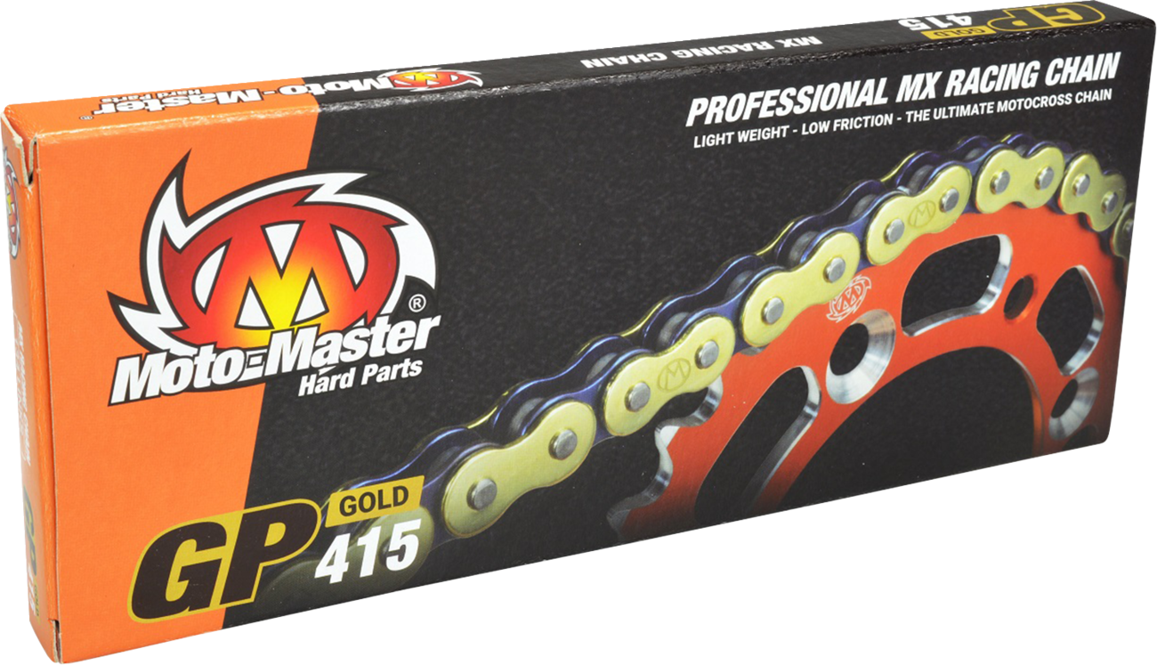 MOTO-MASTER GP 415 - Drive Chain - 134 Links - Gold 641502