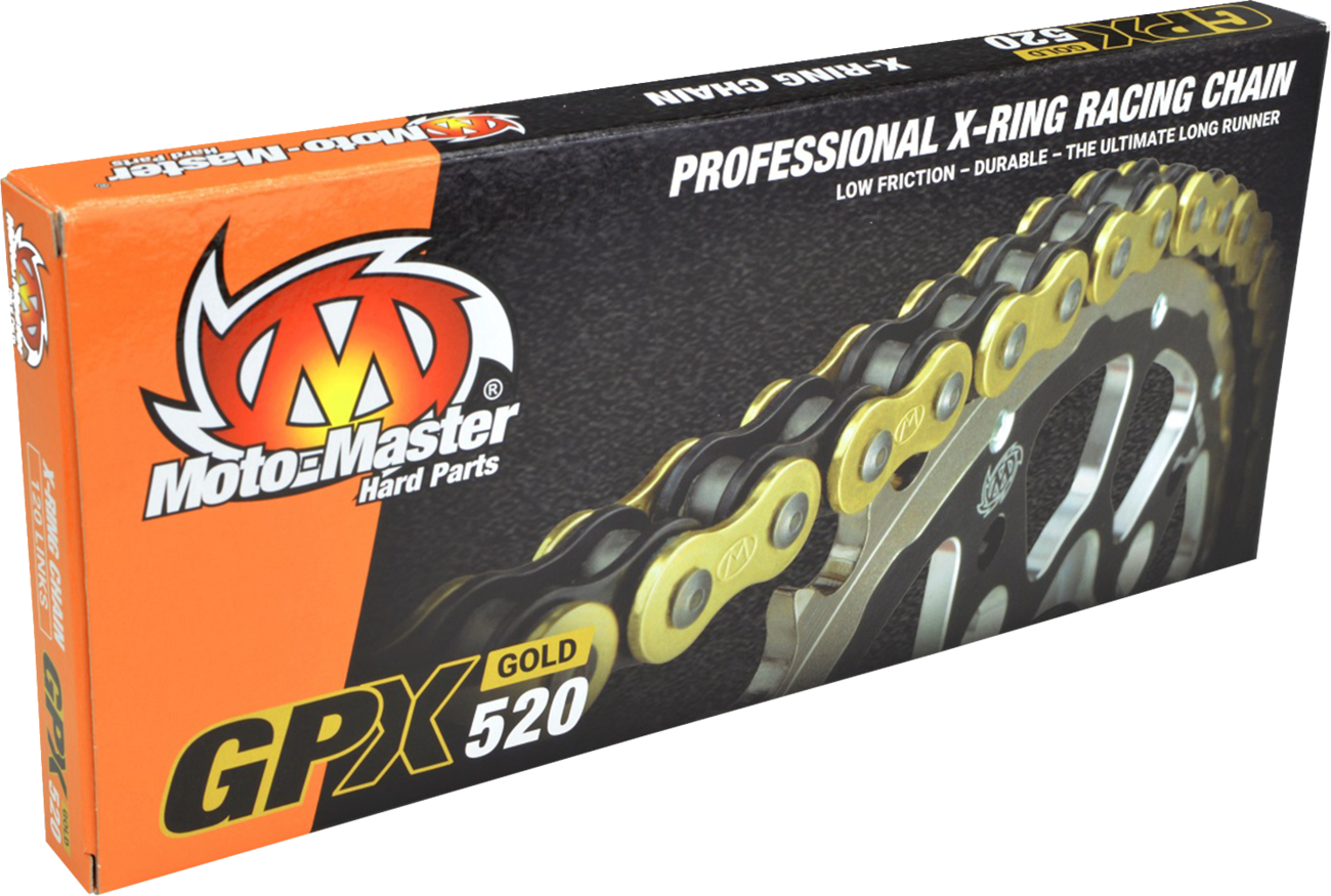 MOTO-MASTER GPX 520 - Drive Chain - 120 Links - Gold 652005