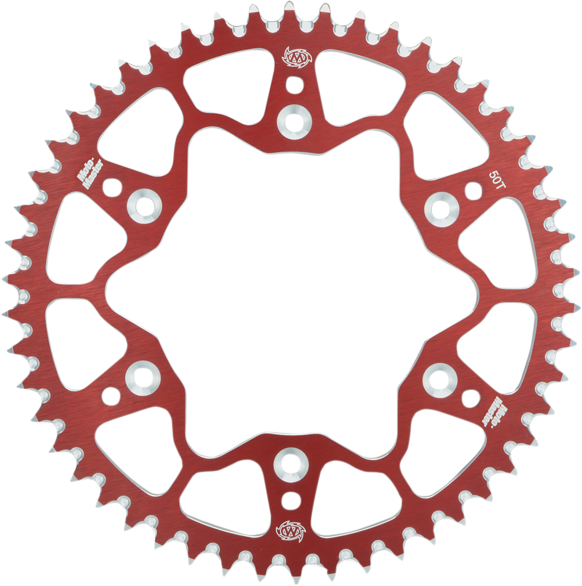 MOTO-MASTER 7075 Aluminum Rear Sprocket - 50 Tooth - Red - Honda 620022350