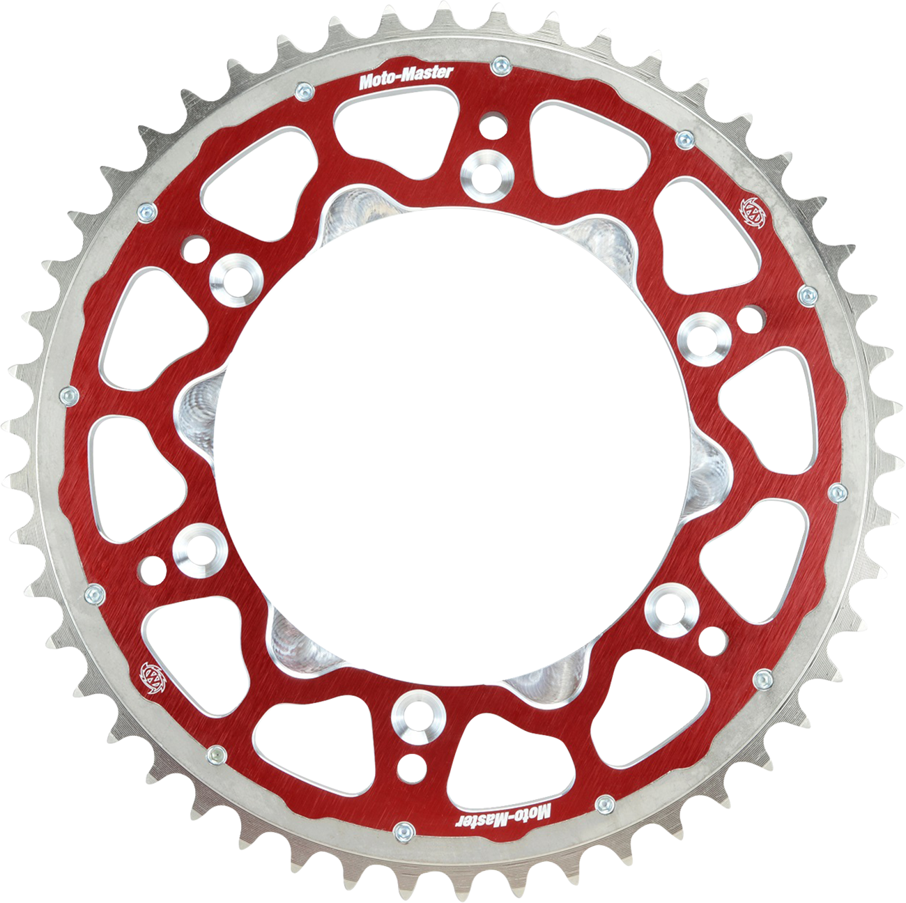 MOTO-MASTER Fusion Series Dual Ring Rear Sprocket - 48 Tooth - Red - Honda 620023348