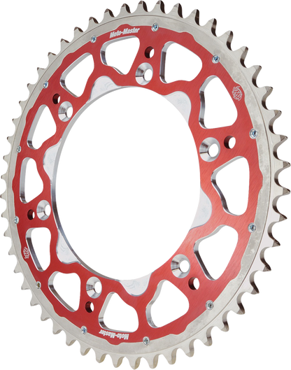 MOTO-MASTER Fusion Series Dual Ring Rear Sprocket - 48 Tooth - Red - Honda 620023348