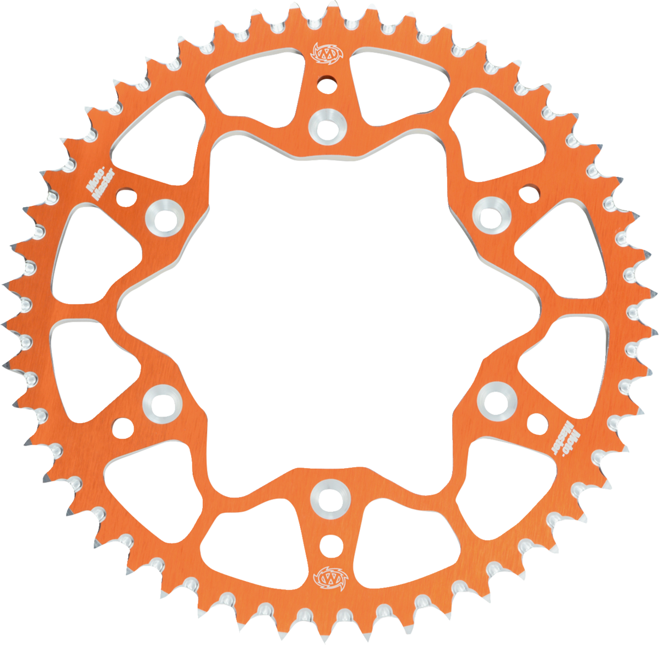 MOTO-MASTER 7075 Aluminum Rear Sprocket - 50 Tooth - Orange 620072550