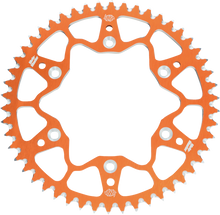 MOTO-MASTER 7075 Aluminum Rear Sprocket - 50 Tooth - Orange 620072550