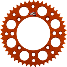 RENTHAL Rear Sprocket - Aluminum - 47 Tooth - Orange - KTM 518U-420-47GPOR