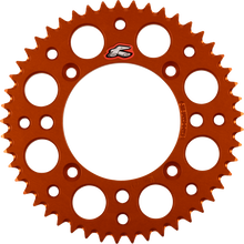 RENTHAL Rear Sprocket - Aluminum - 49 Tooth - Orange - KTM 518U-420-49GPOR