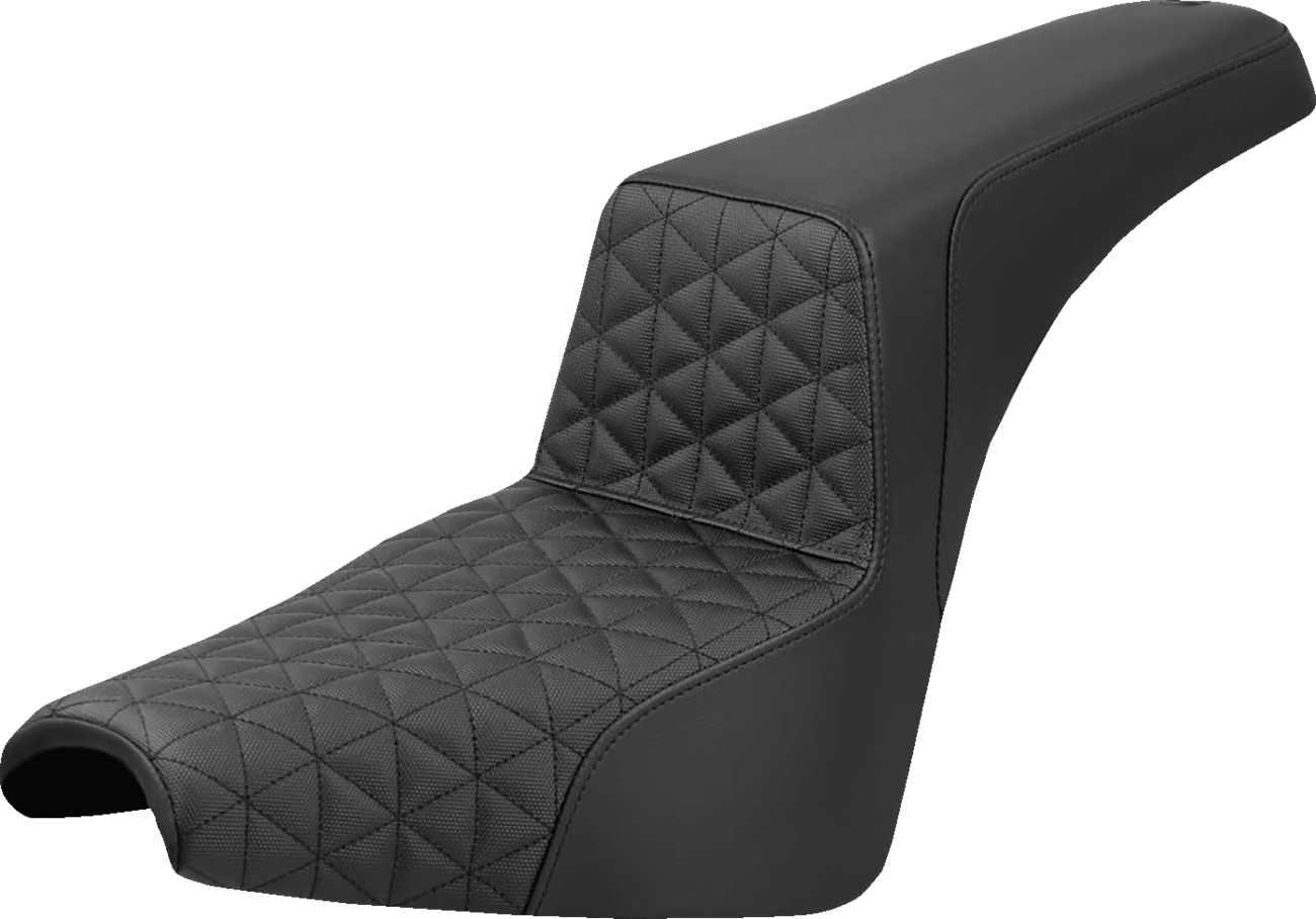 SADDLEMEN Step-Up Seat - Tri-Gripper - Black - FXBB/FXST '18-'25 818-30-179
