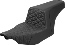 SADDLEMEN Step-Up Seat - Tri-Gripper - Black - FLH/FLT '23-'25 823-07-179