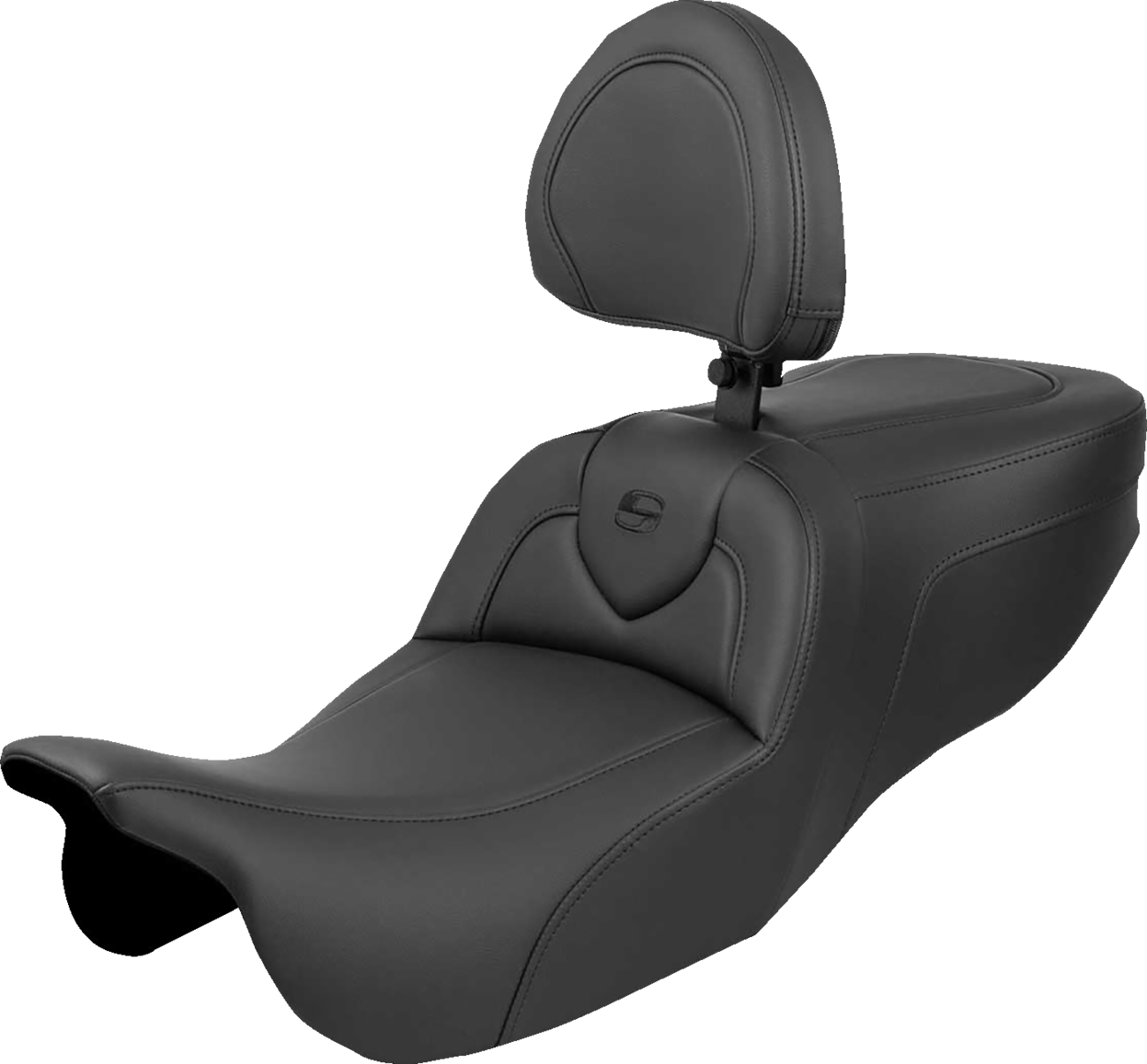 SADDLEMEN Roadsofa™ Seat - with Backrest - Plain - FLRT/FLTRT '15-'25 815-07-187BR