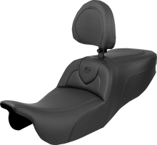 SADDLEMEN Roadsofa™ Seat - with Backrest - Plain - FLRT/FLTRT '15-'25 815-07-187BR