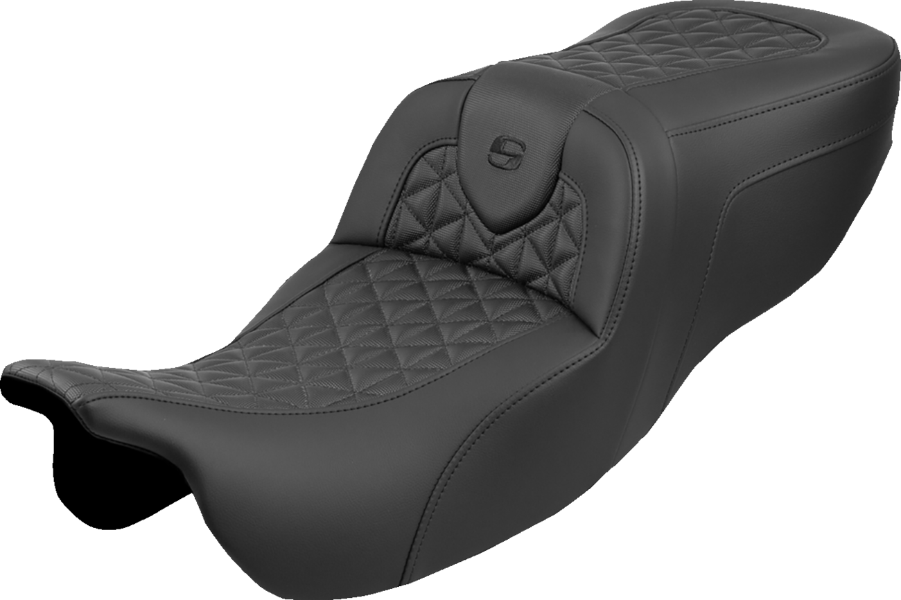 SADDLEMEN Roadsofa™ Seat - without Backrest - Tri-Gripper - FLRT/FLTRT '15-'25 815-07-21000