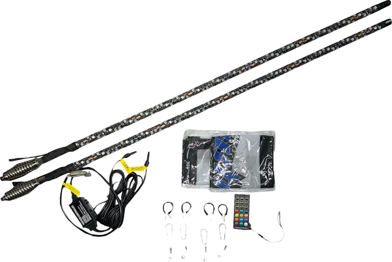 WHIPITLIGHTRODS SOL 5' Whip Light Rod - Bluetooth® - RGB SB-RGBBTR-151-V2