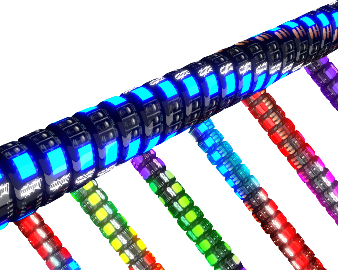 WHIPITLIGHTRODS SOL Deluxe 3' Whip Light Rod - Chasing - Bluetooth® - RGB SB-CHSBTR-131-V2