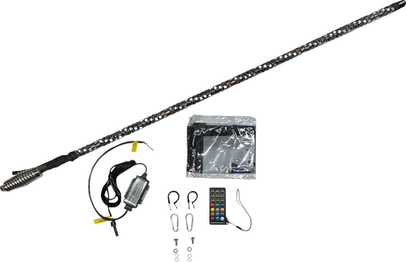 WHIPITLIGHTRODS SOL Deluxe 5' Whip Light Rod - Chasing - Bluetooth® - RGB SB-CHSBTR-151-V2