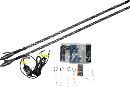WHIPITLIGHTRODS SOL Deluxe 3' Whip Light Rod - Chasing - Bluetooth® - RGB SB-CHSBTR-131-V2