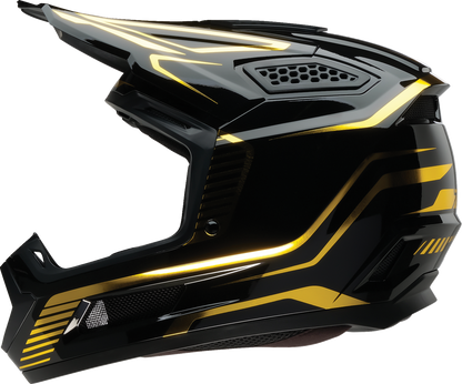 Z1R Dirt Maxx Helmet - Monogram - Black/Gold - XS 0110-9370
