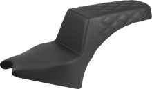 SADDLEMEN Step-Up Seat - Rear Lattice Stitch - Black - Indian Scout '25 I25-33-173