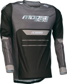 MOOSE OFFROAD Alpha One Jersey - Black/Gray - Medium 2910-8298