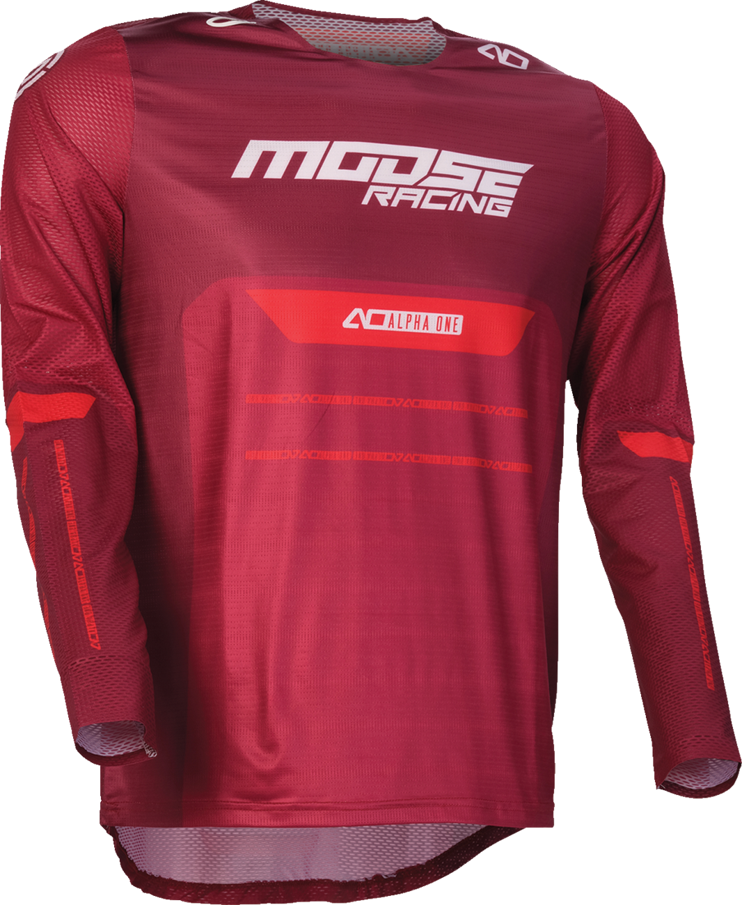 MOOSE OFFROAD Alpha One Jersey - Burgundy/White - XS 2910-8310
