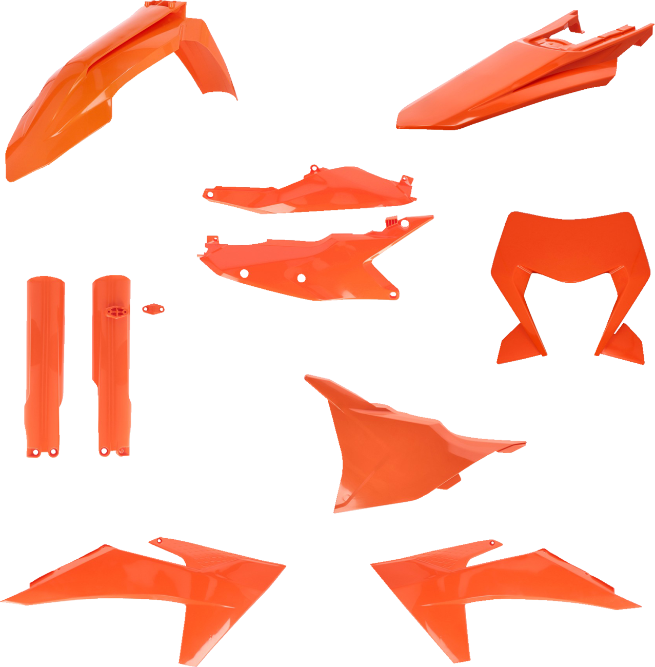ACERBIS Full Body Kit - '24 OEM Orange/White - KTM - EX/XC/XW '24-'25 2986550275