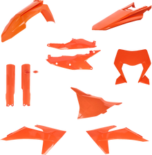 ACERBIS Full Body Kit - '24 OEM Orange/White - KTM - EX/XC/XW '24-'25 2986550275