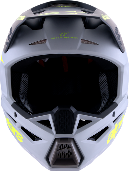ALPINESTARS SM3 Helmet - Radium - Matte Gray/Black/Yellow Fluo - XS 8300826-9510-XS
