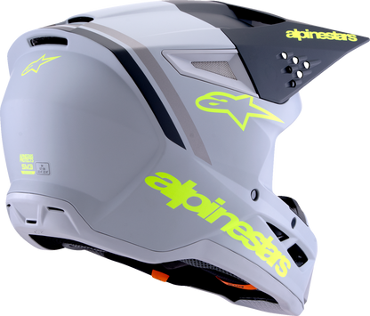 ALPINESTARS SM3 Helmet - Radium - Matte Gray/Black/Yellow Fluo - XS 8300826-9510-XS